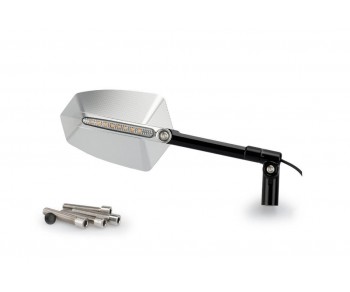 REARVIEW MIRROR GTI RIGHT HOMOLOGATED - BLACK/SILVER REARVIEW MIRROR GTI RIGHT HOMOLOGATED - BLACK/SILVER